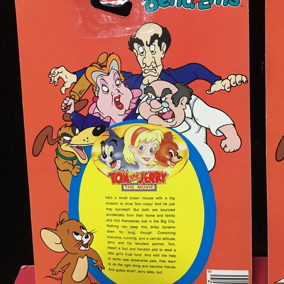 TOM AND JERRY VTG 1992 Bend-Ems Tom, Jerry & Robyn - Picture 7 of 14